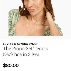 Silver Tennis Necklace